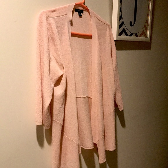 Brand new light peach sweater wrap sz medium - Picture 3 of 4